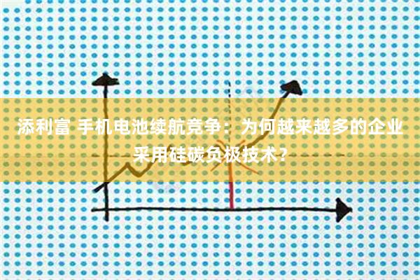 添利富 手机电池续航竞争：为何越来越多的企业采用硅碳负极技术？