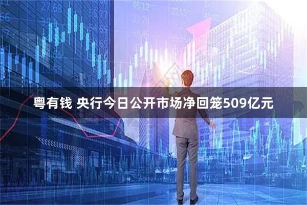 粤有钱 央行今日公开市场净回笼509亿元